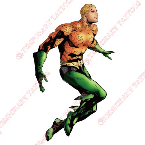 Aquaman Customize Temporary Tattoos Stickers NO.443